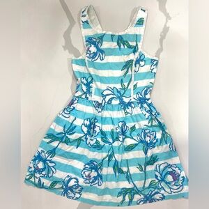 Lilly Pulitzer blue floral dress
